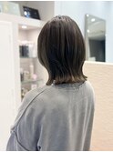 kanna【高円寺 】くびれボブ/切りっぱなし/ぷつっと/グレージュ