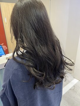 ローレンジウ(LOREN JU) 透明感髪質改善ベージュダブルカラーミルクティーグレージュ