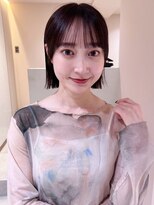 サンド ミュウ 横浜店(sand mieu) オリーブベージュ/レイヤーカット/韓国/前髪/顔周り/ボブ/横浜