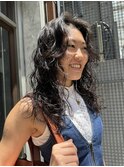bibito ウェーブパーマ　くるくるパーマ　ミディアムパーマ
