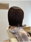 切りっぱなしボブ