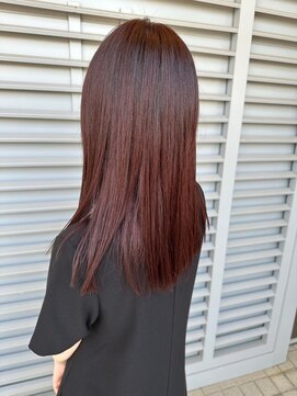 ナンバー リコ 名駅 ジャム 名古屋(N° rico JAM) 髪質改善　バイオレット　レッド　チェリーピンク