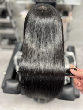 イロハ(IROHA) 【柏IROHAイロハ】髪質改善縮毛矯正【30代】黒髪ワンレン