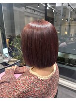 アッセンブル(ASSEMBLE)&nbsp;ピンクオレンジカラー×ボブ