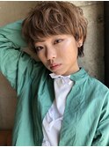 ふんわり大人ショートパーマアッシュカラー20代30代