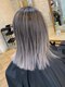 パルフェ ヘアー バイ オーク 九大学研都市(parfait hair byOAK)の写真/【九大学研都市駅すぐ♪】バレイヤージュ/ハイライトで立体感のある髪色に。周りと差をつける色味を実現◎