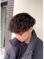 ベースヘアーデザイン(BASE HAIR DESIGN)&nbsp;メンズ　波打ちパーマ　宇都宮