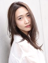 ピークアブー 表参道(PEEK-A-BOO)&nbsp;透明感ベージュ×ミディアムレイヤー