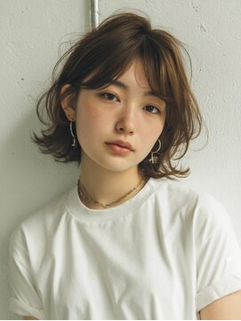 アネモネ 真美ヶ丘店(Ane mone) 大人可愛い外ハネミディ