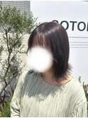 ブリーチなしでラベンダーブラウン