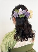卒業式【ハーフアップ】