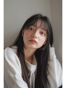 ルアナ(Luana) 顔まわりレイヤーダークブラウンスタイル