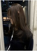 レイヤーカット/中崎町/大阪梅田/オリーブベージュ