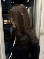 キーチェ 梅田中崎町(keych)&nbsp;レイヤーカット/中崎町/大阪梅田/オリーブベージュ