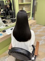 イオエ 西梅田(ioe)&nbsp;ブリーチなしカラー／髪質改善/ミルクティーベージュ/小顔へア