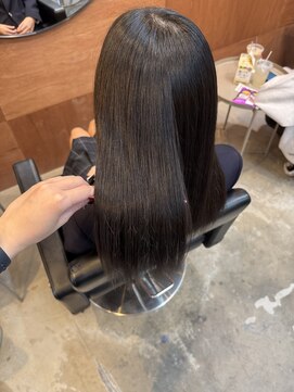 チャプター 問屋町(chapter) 透明感ケアカラーアッシュグレージュ髪質改善トリートメント韓国