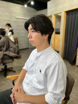 メンズカット バイ ソイクフ(メンズカット by SOY-KUFU) 20代30代40代◎刈り上げセンターパートマッシュ