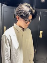 アウル 心斎橋(owl)&nbsp;センターパート/フェザーパーマ/フェザーショート/メンズパーマ