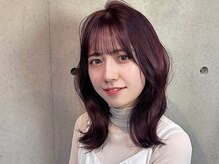 骨格と髪質を見極めたこだわりカットで、透明感あふれる理想のカラーに＊