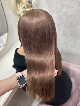 LOE【ロエ】大宮 イメチェン/アンブレラカラー/前髪/ピンクベージュ[大宮]