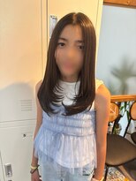 イチパーセント 横浜(1%) ワンホンレイヤー/ミルクティーブロンド/ダークブルー/横浜