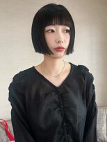 トナリ(tonari)&nbsp;ぱつっとボブ　 透明感カラー【鹿児島中央】