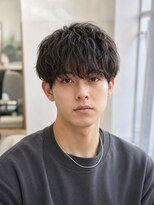 ローム 北花田店(Rome) シャドウマッシュ韓国マッシュ黒髪マッシュメンズショート