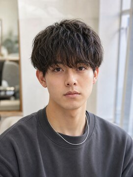 ローム 北花田店(Rome) シャドウマッシュ韓国マッシュ黒髪マッシュメンズショート
