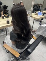 ソヨン 今池(SOYON)&nbsp;コテ巻き風パーマ×くびれヘアー×グレージュ