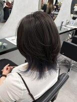 ヴィヒタ 川越 本川越(VIHTA.)&nbsp;垢抜け韓国風レイヤーボブ×艶髪ネイビーインナー川越本川越