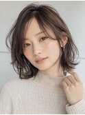 【イエベ春】垢抜シースルーバング×大人華やか外ハネくびれボブ