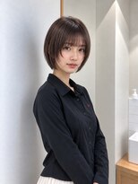 フォト 新宿三丁目(foto)&nbsp;地毛風縮毛矯正韓国風顔まわりレイヤー小顔ボブ切りっぱなしボブ