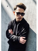 トルネード(TORNADO) 大人外国人風ハイライト アップバングツーブロック刈り上げ