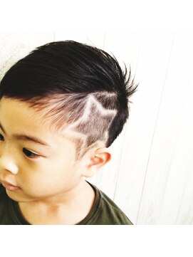 エスブランドワールドワイド(S BRAND world wide) 刈り上げキッズ必見♪星のバリアート♪