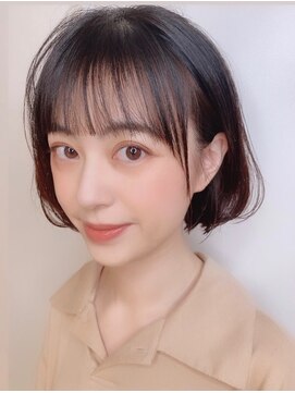 トリコ心斎橋(trico) ビフォー有～トレンド軽め耳かけボブヘアー～