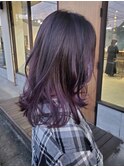 #濃いめラベンダー×グラデーション♪