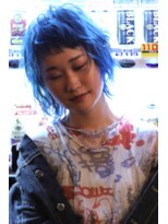 クリコ ヘアーデザイン(CLICQUOT hair design)&nbsp;ブルーショートスタイル