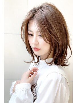 ミッシェル アフロート(michelle afloat) 20代30代可愛い顔周りと外ハネもCカーブカットで叶う☆