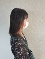 パリスパート2&nbsp;インナーカラー アッシュベージュ グラデーション ヘアスタイル