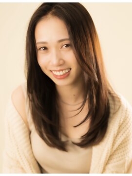 サロン 紫花  【韓国風】シンプルレイヤースタイル