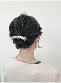 ヘアセット/ヘアアレンジ/ウルフ/結婚式