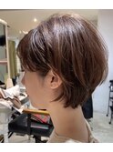 丸みショート　夏ショート　小顔