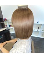 アールサロンプラスキャスパ 自由が丘(Rrsalon+CASPA)&nbsp;HASヒト幹細胞×水素Tr×透明感艶カラー×カット/ボブ/肩上ボブ