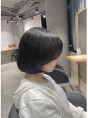【カット＋カラー】韓国★S字カーブボブ/新出