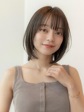 オースティン 流山おおたかの森(AUSTIN) 大人かわいい前髪セシルカットココアブラウンフリンジウェーブ