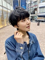 ハルキ ミナト ジャパン オオサカ(HARUKI MINATO japan OSAKA)&nbsp;40代50代小顔似合わせカットくびレイヤーエモージュ大人可愛い