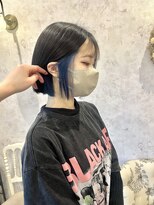 ディーヴァヘアーエズ(DIVA hair Eze)&nbsp;【kotone】タッセルボブ＊インナーブルー