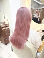 テトラ バイ ネオリーブ 横浜西口店(tetra by neolive)&nbsp;さら艶ハイトーンピンク＊*【横浜/横浜駅】