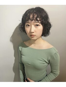 ワンインチ(1 inch) 【手島萌】パーマ/ボブ/暗髪/前髪カット