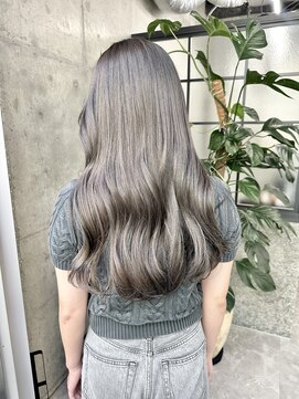 レーベン(LEBEN) 【ブリーチなしダブルカラー 】ほんのりオリーブグレージュ★